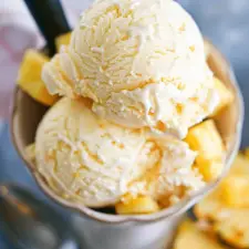 No-Churn Pineapple Ice Cream Recipe