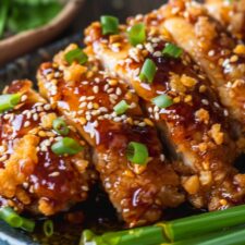 Baked Crunchy Hot Honey Chicken Recipe