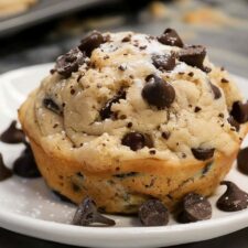 Bakery Style Chocolate Chip Muffins Recipe