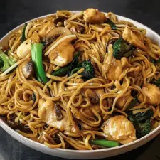 Garlic Chicken Lo Mein Recipe