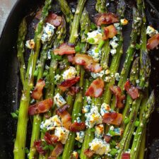 Asparagus with Blue Cheese and Beef Recipe