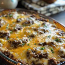 Amish Hamburger Steak Bake Recipe