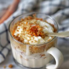 5 Minute Carrot Mug Cake Recipe