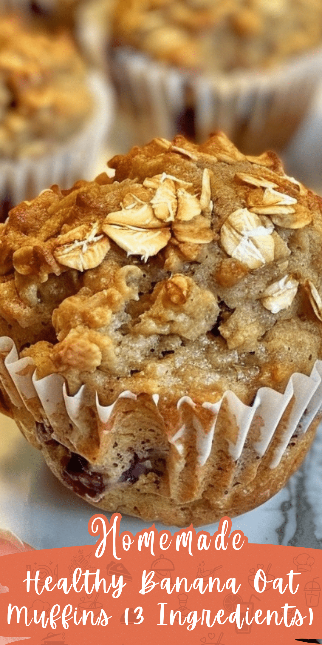 View of Healthy Banana Oat Muffins (3 Ingredients) - Recipes by Janet