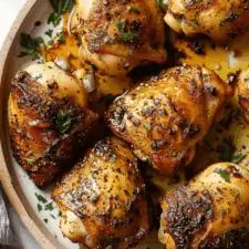 Oven Baked Chicken Thighs Recipe