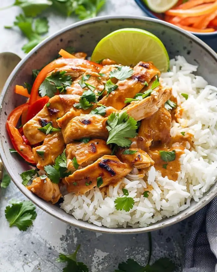 Coconut Chicken Rice Bowl - Recipes by Janet