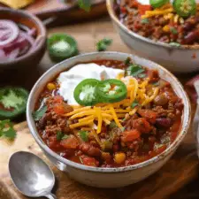 Crockpot Chili Recipe (Cook-off Winner!)